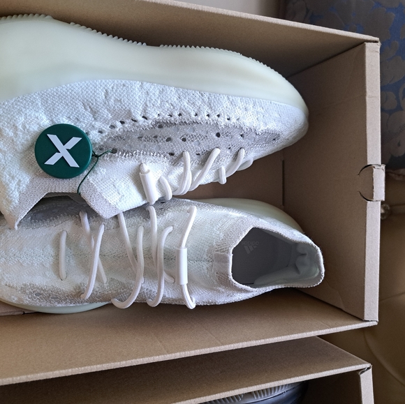 yeezy boost 380 calcite glow on feet